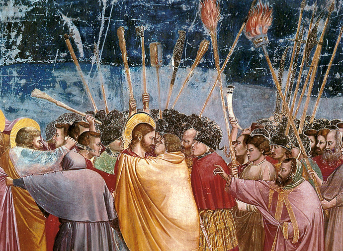 La cattura di Gesù - Giotto