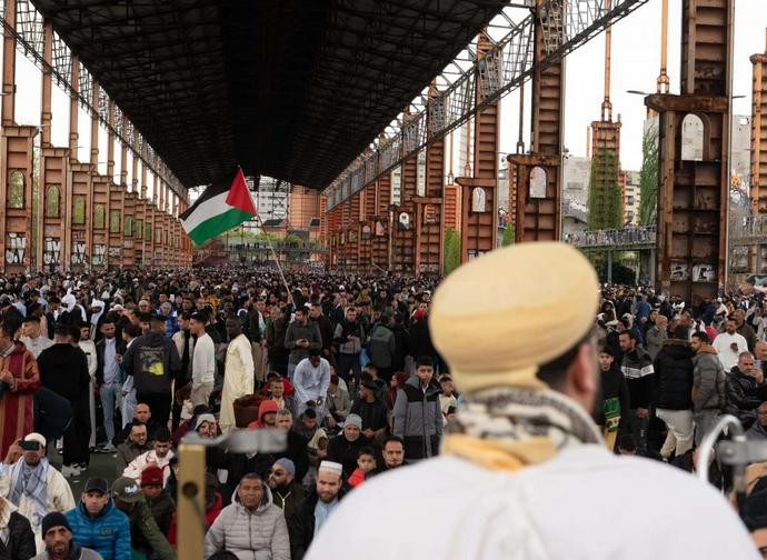 Preghiera islamica a Torino