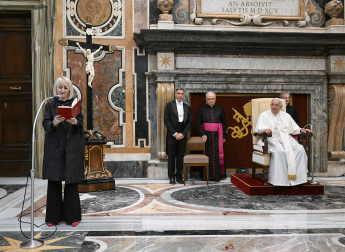 Foto Vatican Media/LaPresse 14 giugno 2024