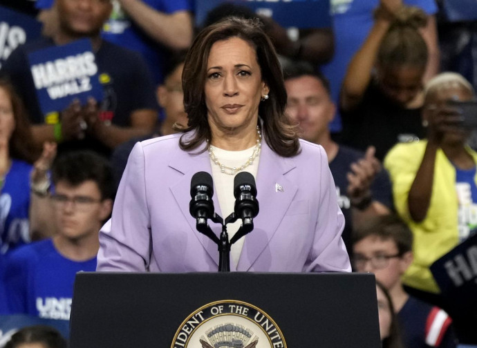 Kamala Harris (10 agosto 2024, Ap via LaPresse)