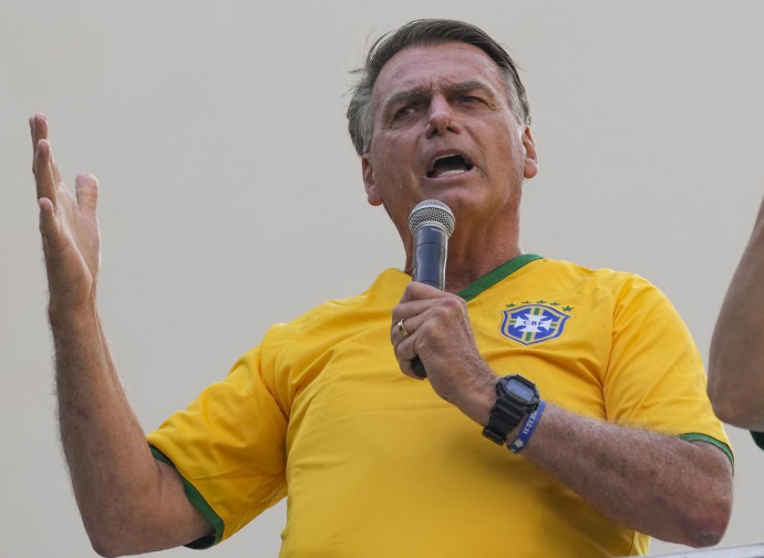 Jair Bolsonaro nel 2024 (Ap via LaPresse)