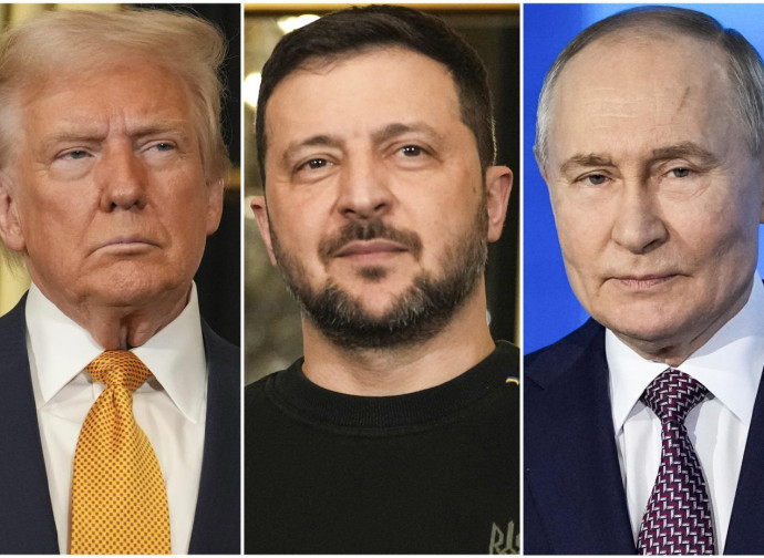 Trump, Zelensky, Putin (Ap via LaPresse)