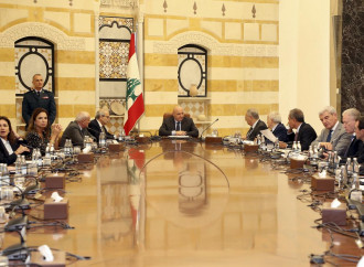 Riunione di gabinetto con il presidente Aoun per il disarmo di Hezbollah, 7 agosto 2025 (Ufficio stampa Presidenza Libano via AP/LaPresse)