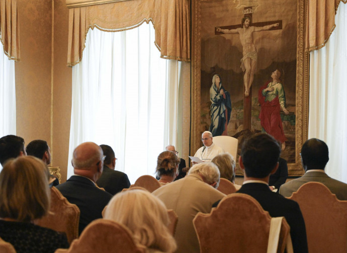 Foto Vatican Media/LaPresse 28 agosto 2025