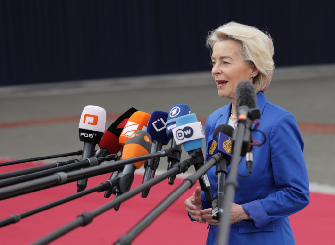 Ursula von der Leyen, 4 maggio 2026 (Ap-LaPresse)