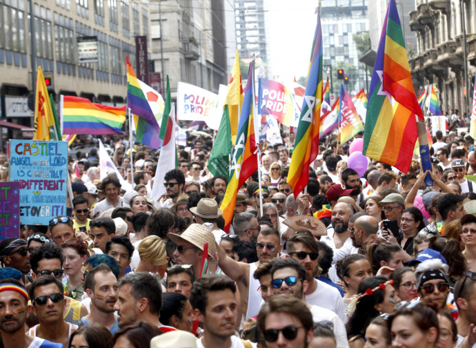 Milano Pride 2017 (LaPresse) Milano Pride 2017 (LaPresse)