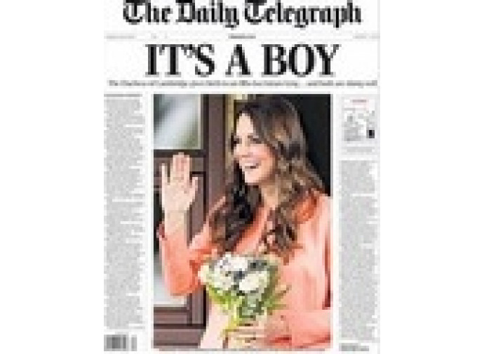 Il Daily Telegraph del 23 luglio