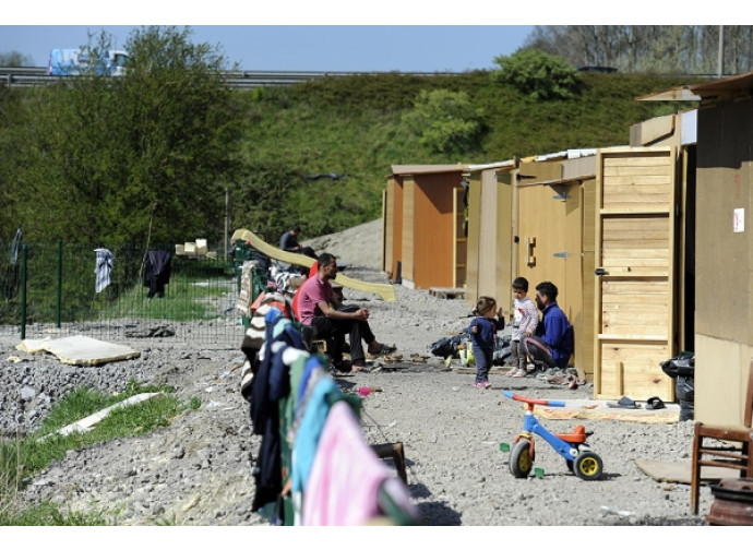 Il campo profughi de la Grande-Sinthe in Francia