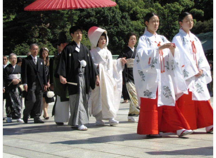 Matrimonio tradizionale in Giappone