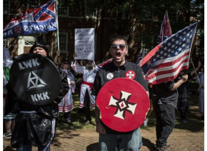 Attivisti del Ku Klux Klan a Charlottesville