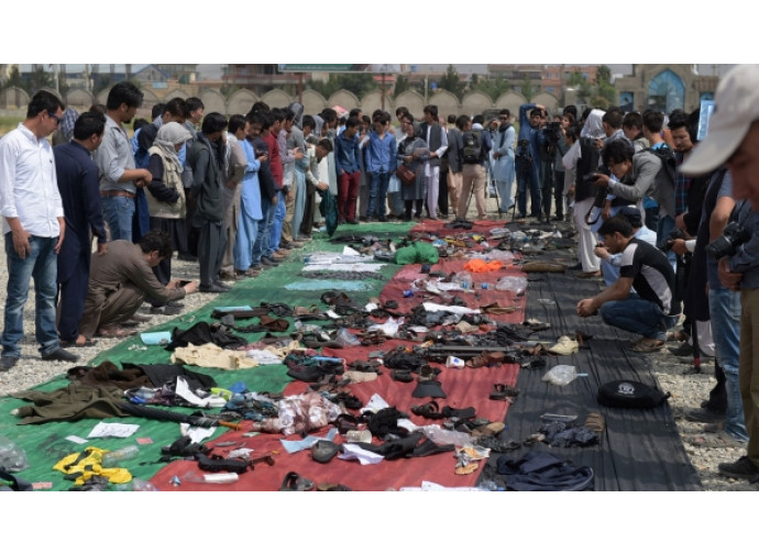 Kabul, oggetti personali delle vittime