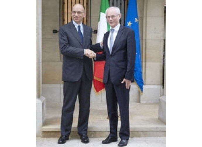 Enrico Letta e Van Rompuy