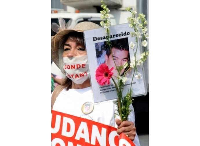 Messico, manifestazione per i desaparecidos