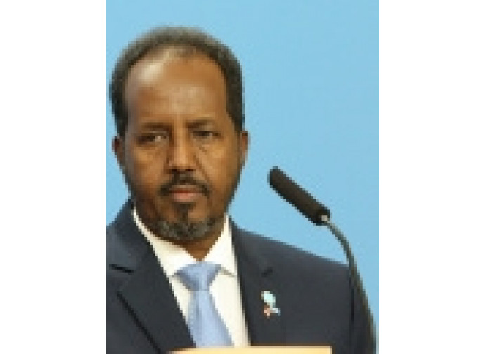 Hasan Sheikh Mohamud, Somalia