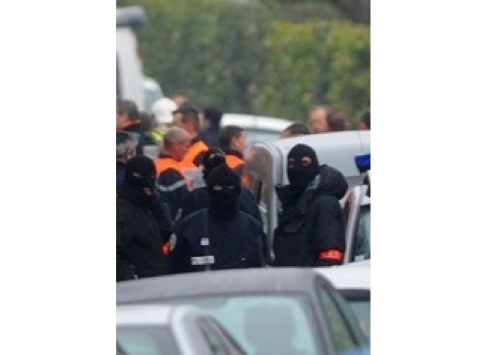 La polizia francese a Tolosa