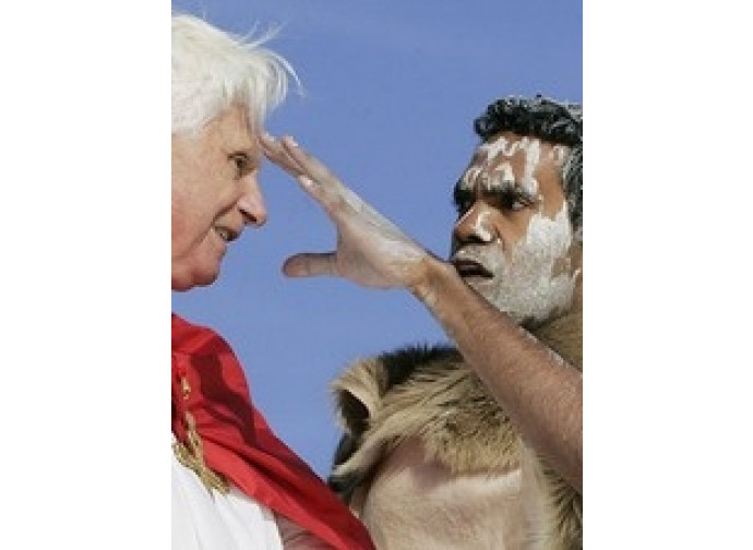 Il papa e gli aborigeni australiani