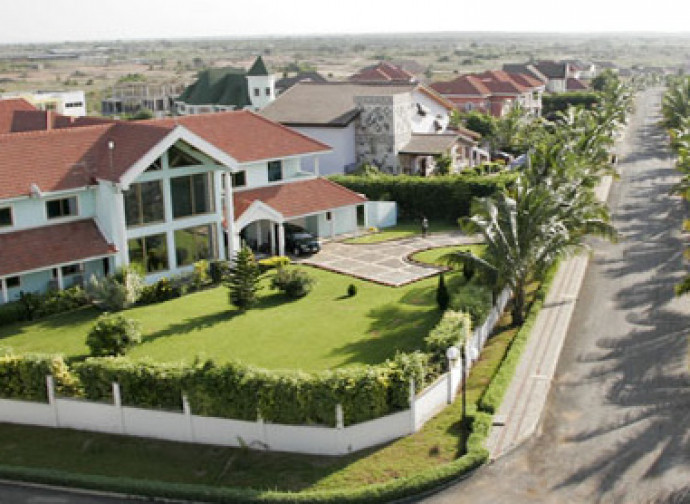Quartiere di lusso ad Accra, Ghana