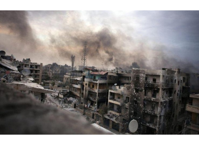 Aleppo in fiamme