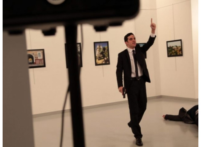 L'assassino turco dell'ambasciatore russo ad Ankara