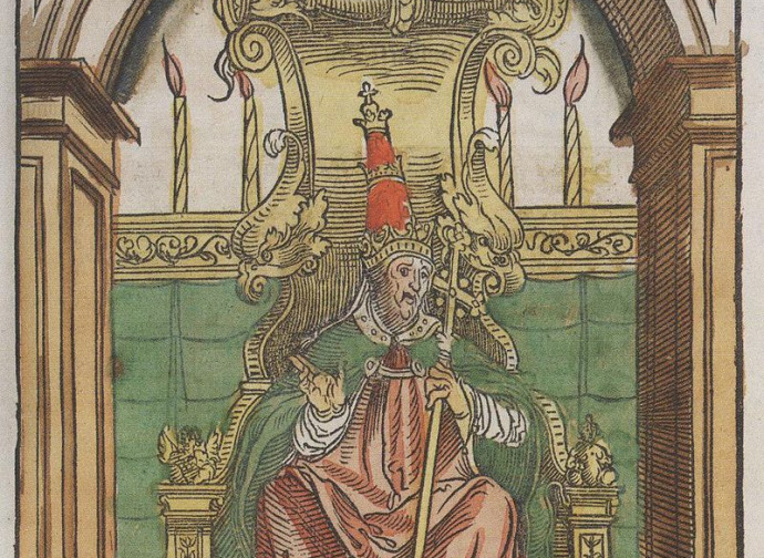 Ulrich of Richenthal, miniature of antipope John XXIII