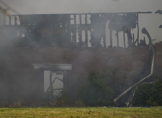 Foto via AP, 28 settembre 2025, chiesa mormone in Michigan