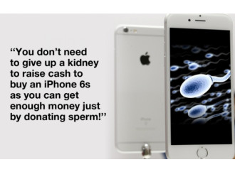 Cina: "vendi sperma, compri un iPhone"