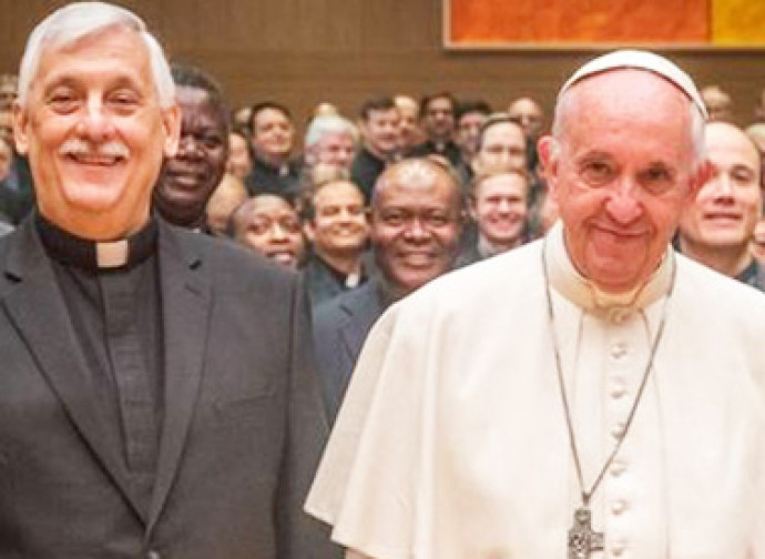 Abascal con Papa Francesco, anch'egli gesuita
