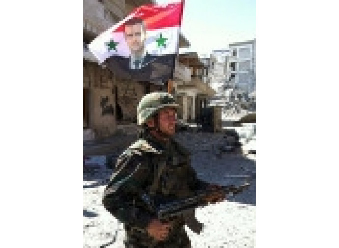 Siria, soldato di Assad