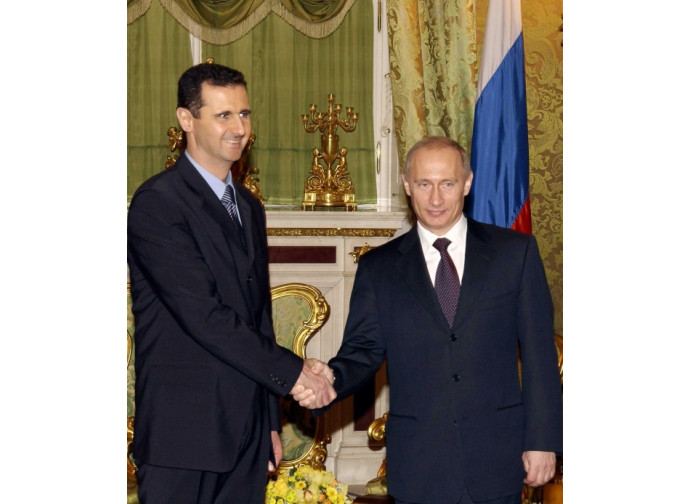 Alleati, Bashar al Assad e Vladimir Putin
