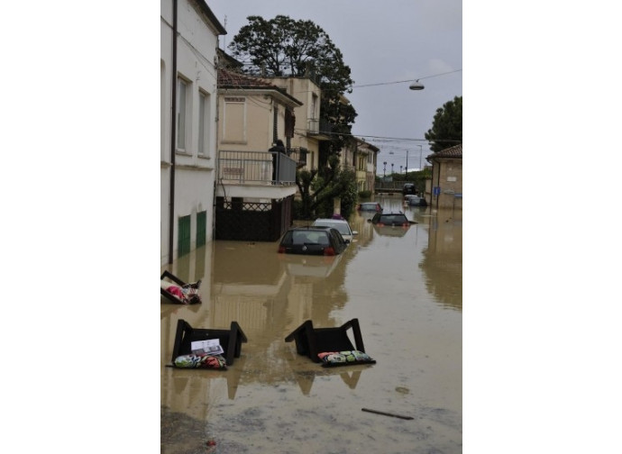 Senigallia sotto l'alluvione