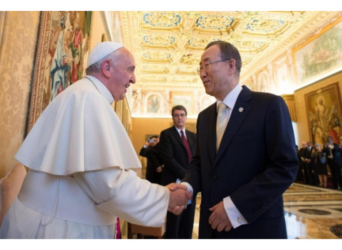Papa Francesco e Ban Ki Moon