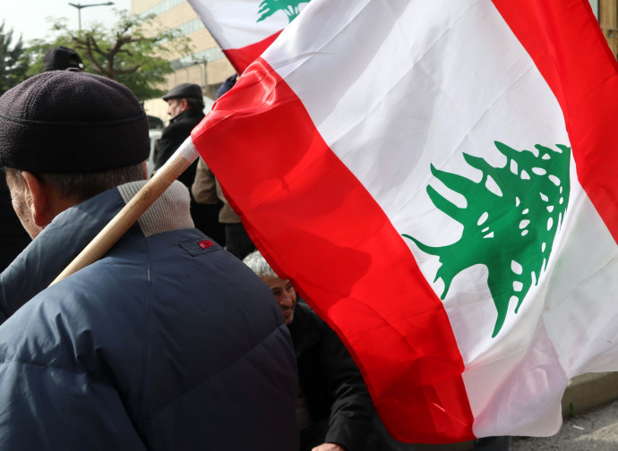 Bandiera libanese (foto di Elisa Gestri)