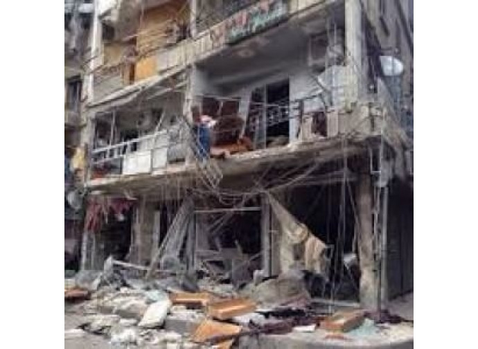 Distruzioni e rovine ad Aleppo