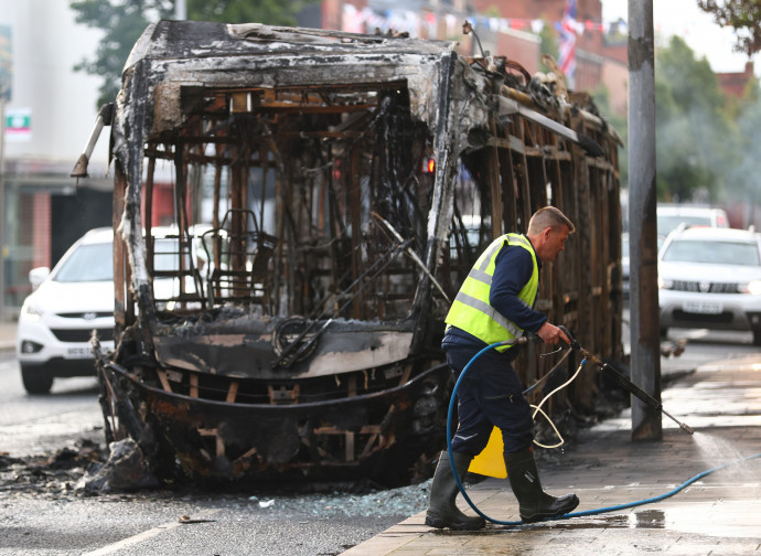 Belfast, il giorno dopo la rivolta (AP)