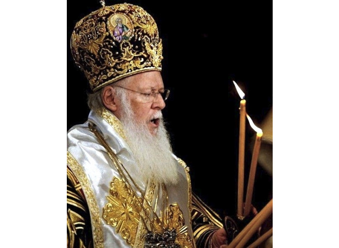 Il patriarca di Costantinopoli Bartolomeo 