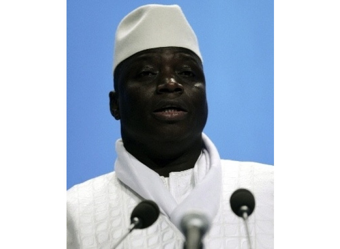 Il presidente del Gambia Yahya Jammeh 