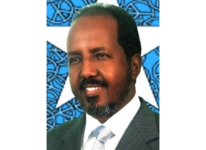  Il presidente della Repubblica somala Hassan Sheikh Mohamud