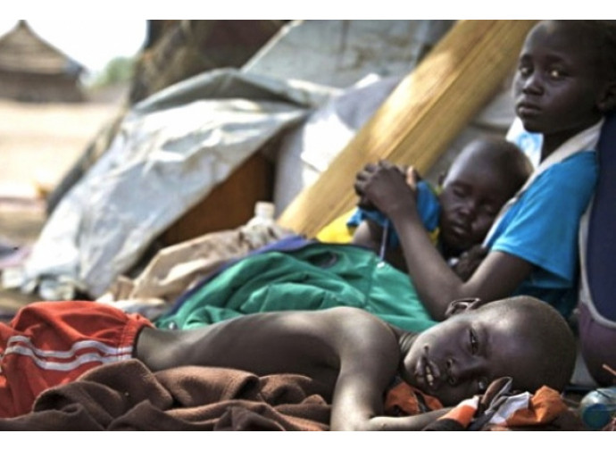 Campo profughi in  Sud Sudan