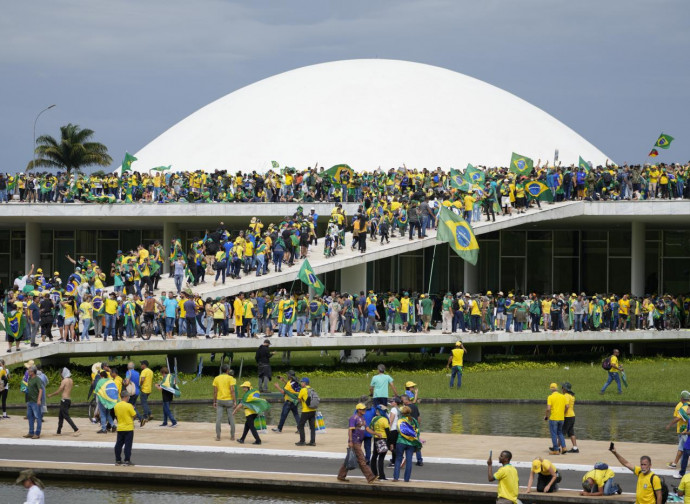 Brasile, l'assalto al Congresso