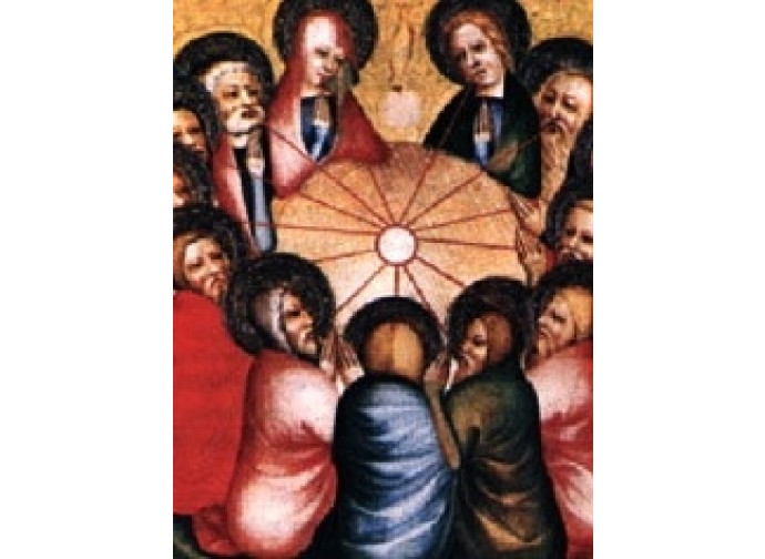 Gli apostoli nel Cenacolo
