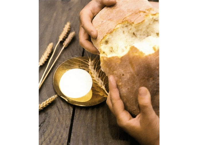 Il pane e l'ostia consacrata