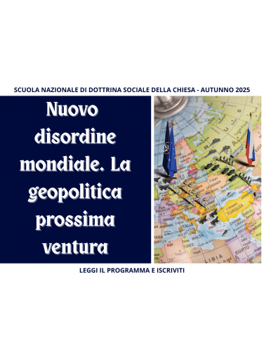 Nuovo disordine mondiale. La geopolitica prossima ventura