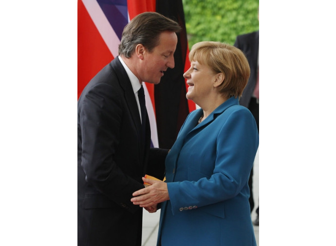 David Cameron e Angela Merkel
