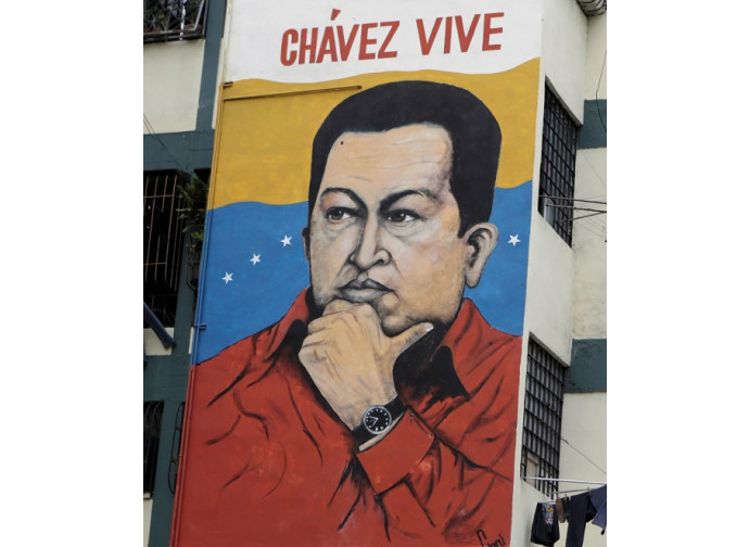 Murale di Chavez a Caracas