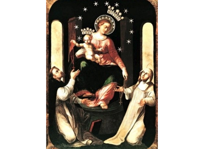 Il dipinto di Maria Vergine del Rosario a Pompei