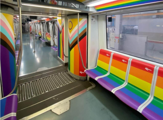Treno metro LGBT
