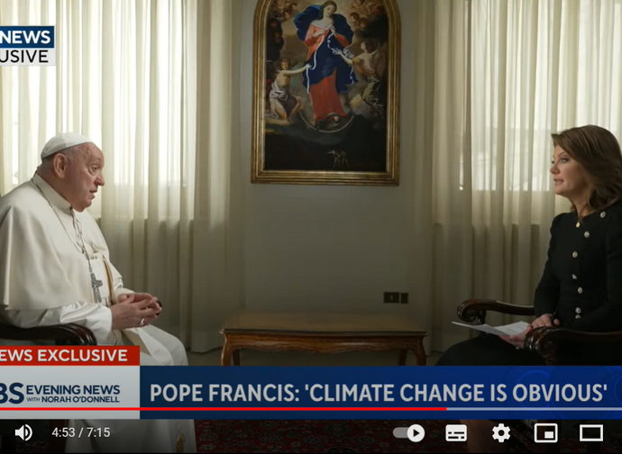 Papa Francesco intervistato da Norah O'Donnell