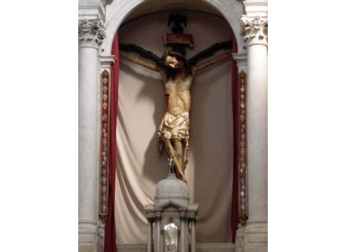 Il Crocefisso nella chiesa di san Domenico a Chioggia