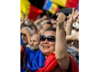 La Moldova scende in piazza sognando l'Ue