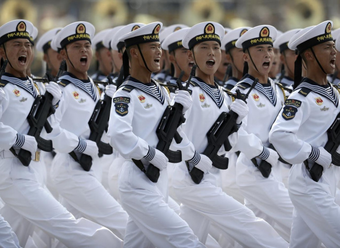 Parata della marina cinese